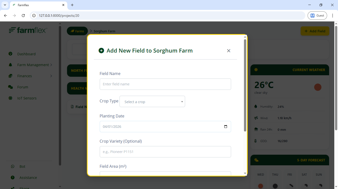Field Form